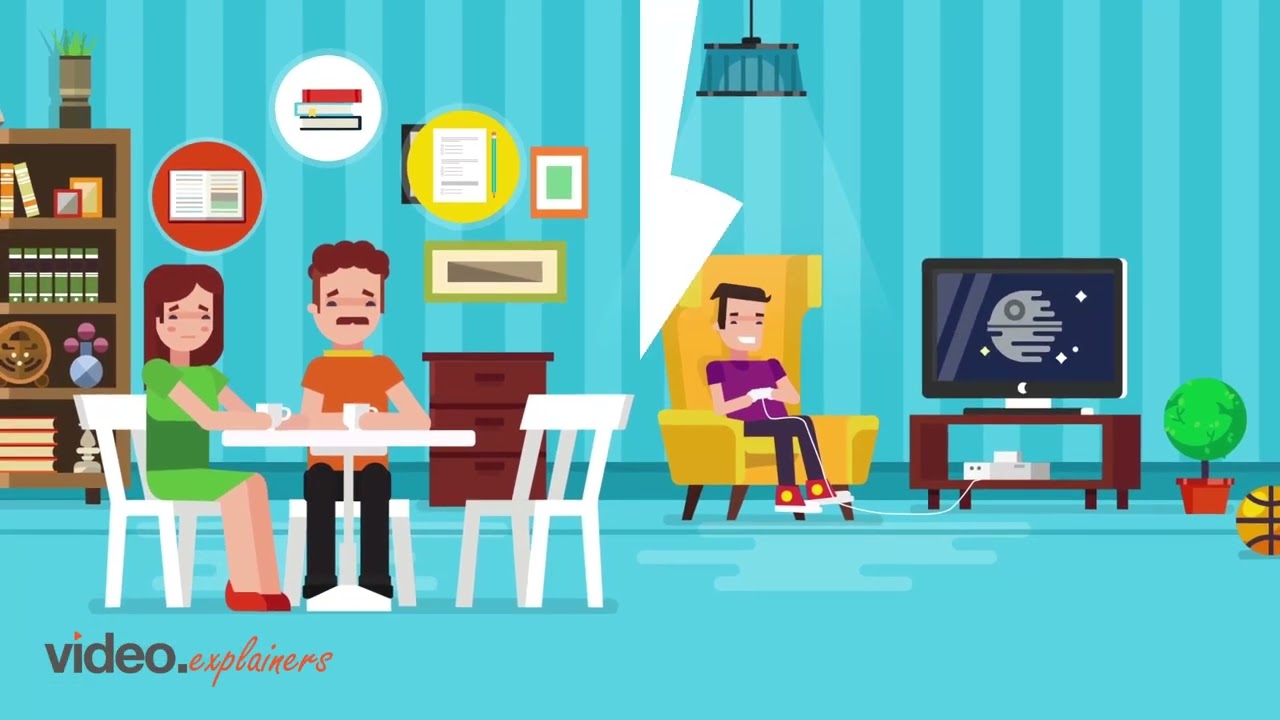 Fitness Tracker App - animated explainer video